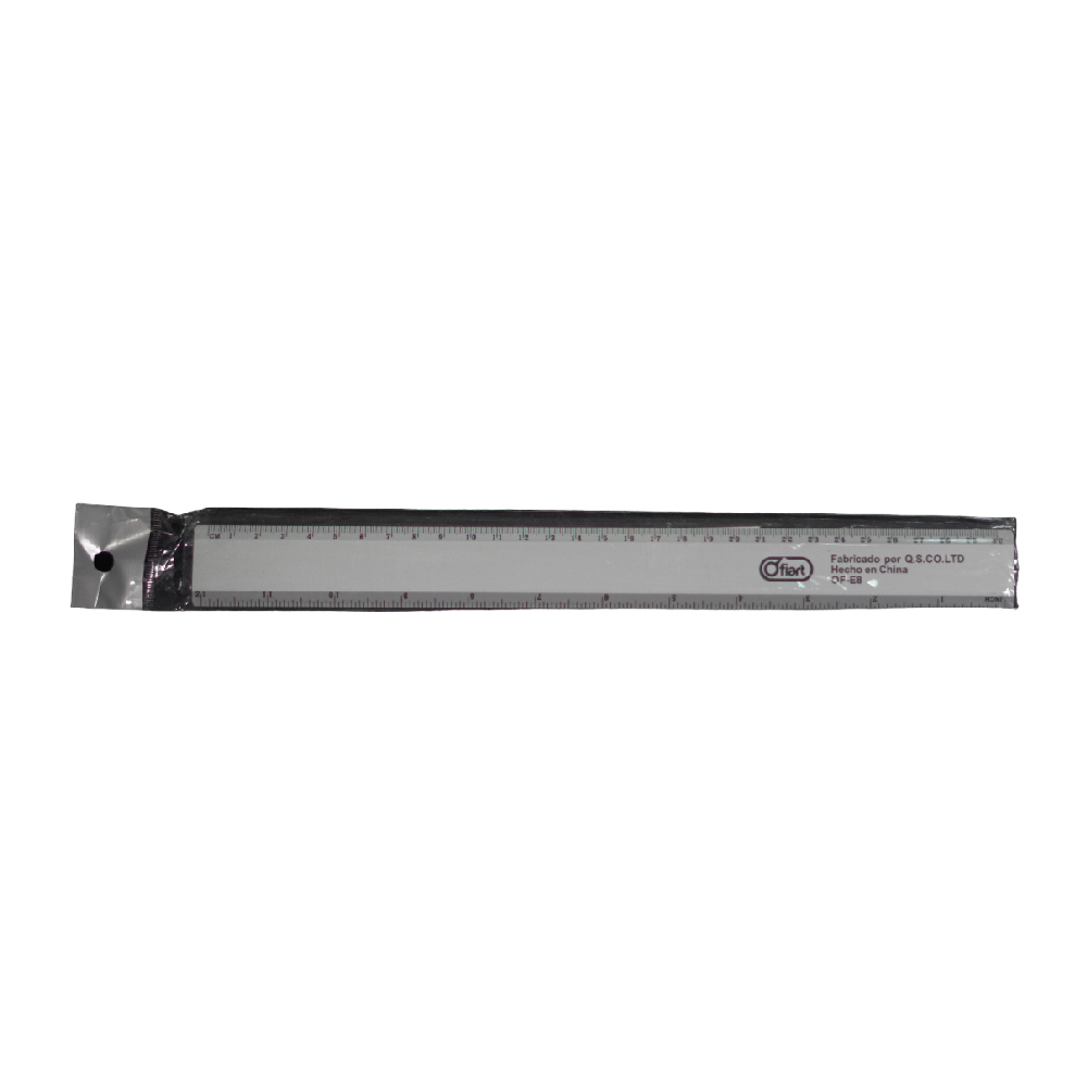 Regla Antideslizante De Aluminio 30cm